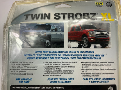 Alpena 77153W Twin Strobz XL White LED Strobe Lights