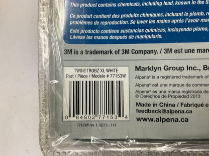 Alpena 77153W Twin Strobz XL White LED Strobe Lights