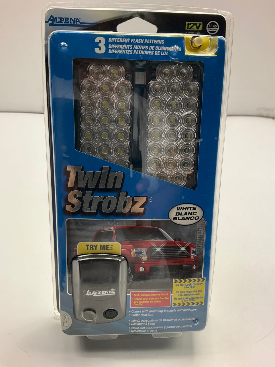 Alpena 77233 WHITE LED Twin Strobe Strobz 12V Kit