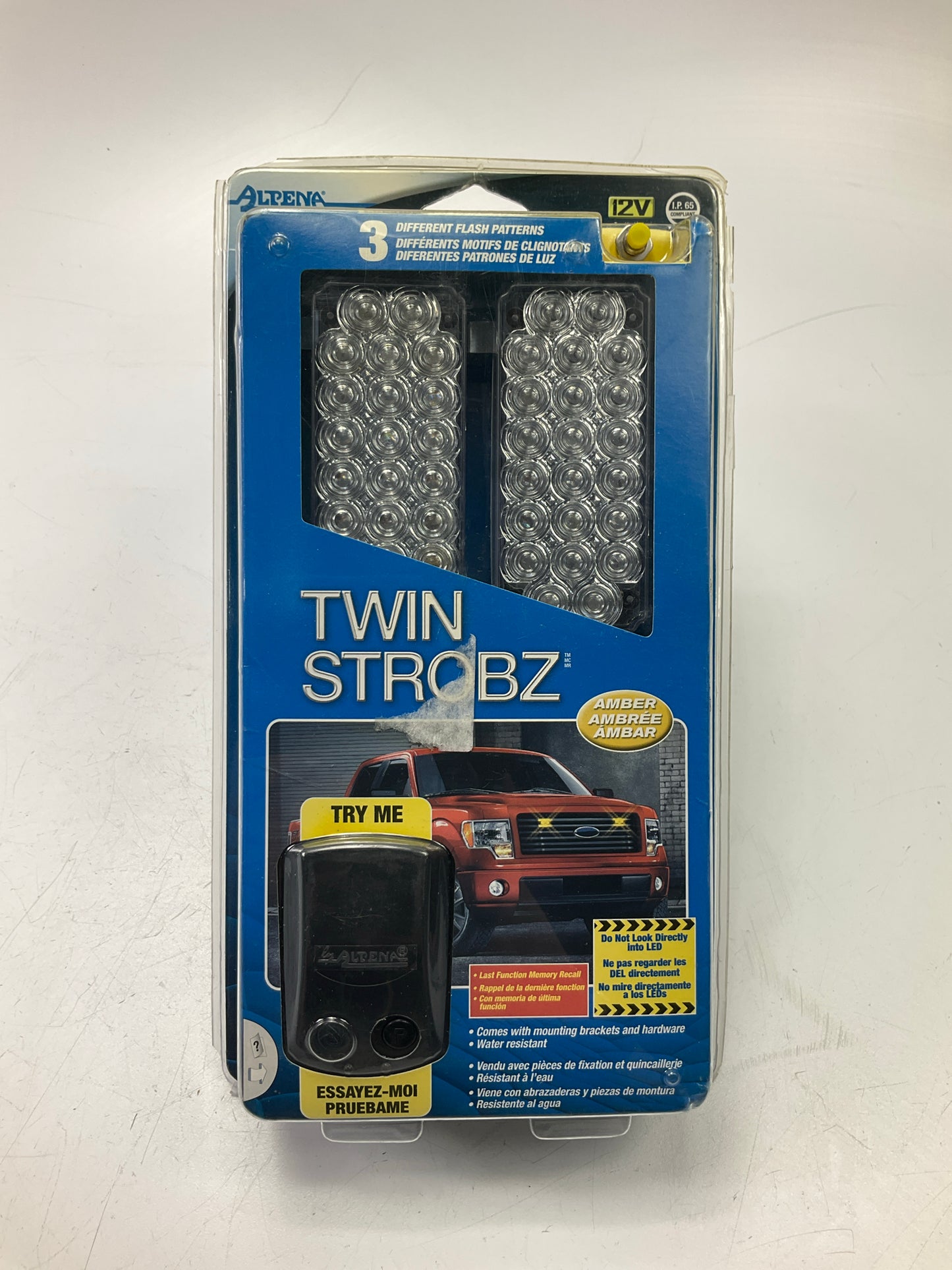 Alpena 77234 Twin Strobz Wired Safety Strobe Light Kit - Amber