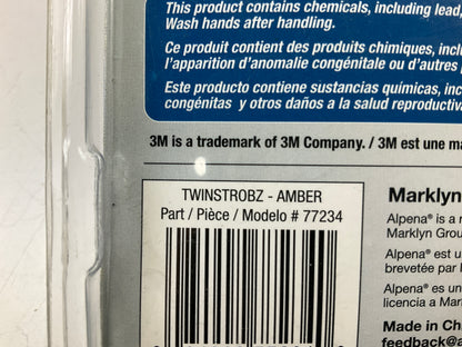 Alpena 77234 Twin Strobz Wired Safety Strobe Light Kit - Amber