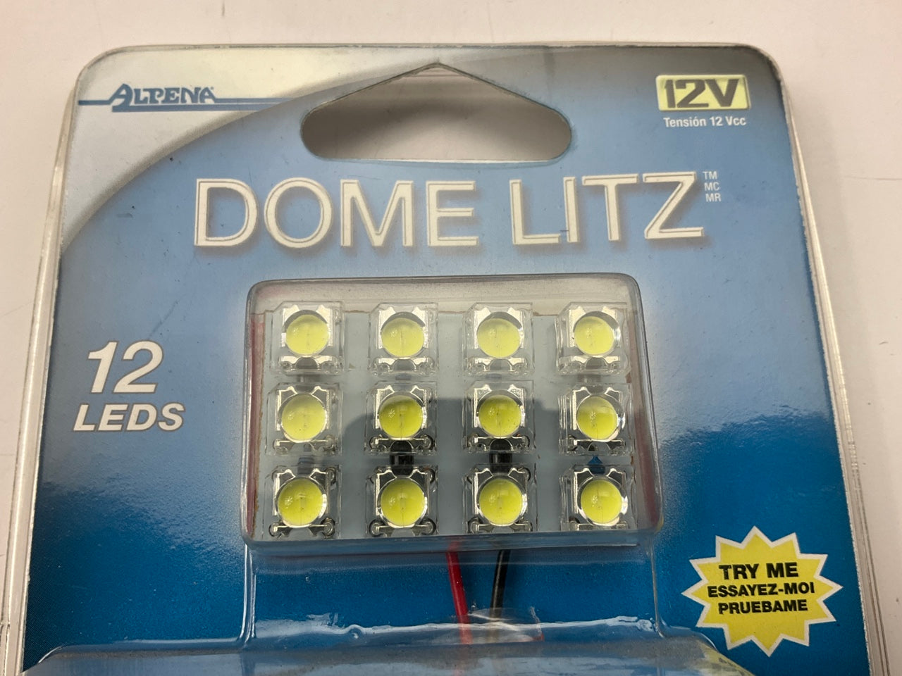 Alpena 77254 UNIVERSAL Interior Super Bright DOME LITZ 12V - 12 LEDS WHITE