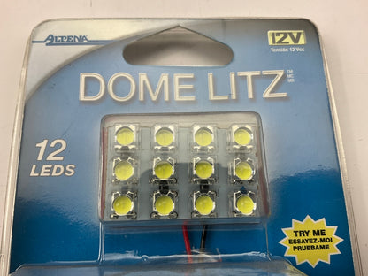 Alpena 77254 UNIVERSAL Interior Super Bright DOME LITZ 12V - 12 LEDS WHITE
