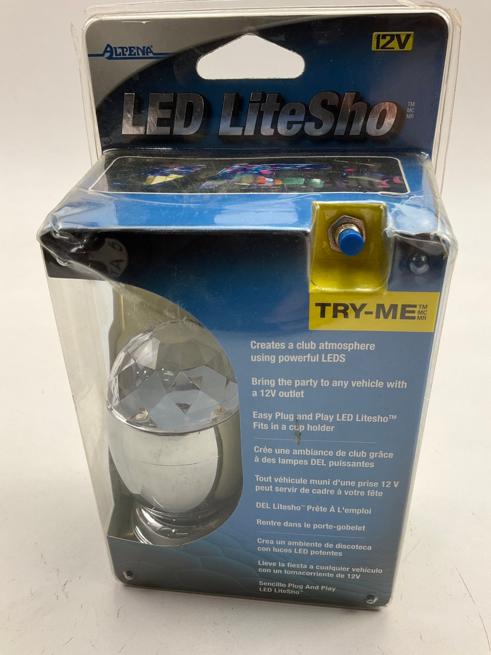 Alpena 77270 RGB LED LiteSho Miniature Disco Ball Style 12V