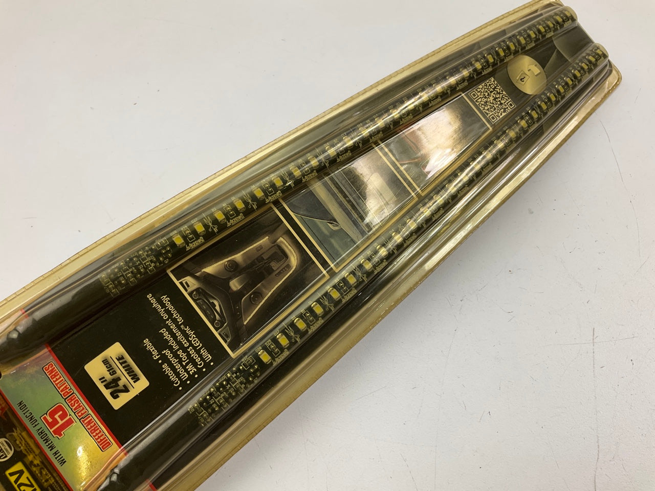 Alpena 77323 24'' Fast LED Flex Light Strip WHITE - 15 Different Flash Patterns