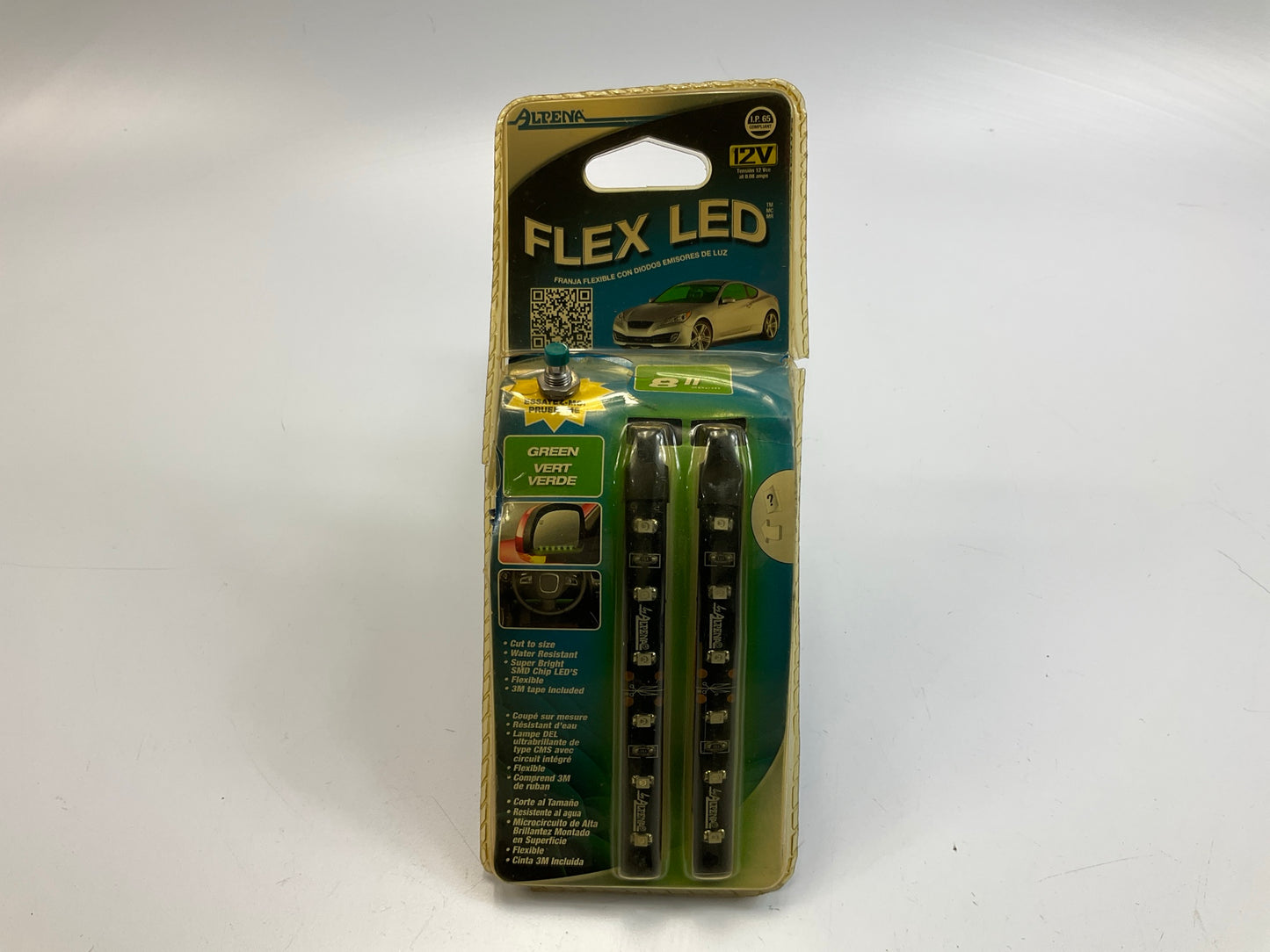 Alpena 77447 LED Flex Light Strip, 8'' Green Flex LED