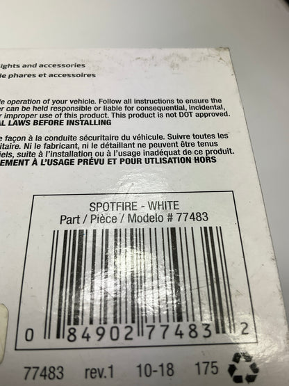 (2) Alpena 77483 Spotfire Spot Beam LED Utility, Task, Off-Road, Auxiliary Light