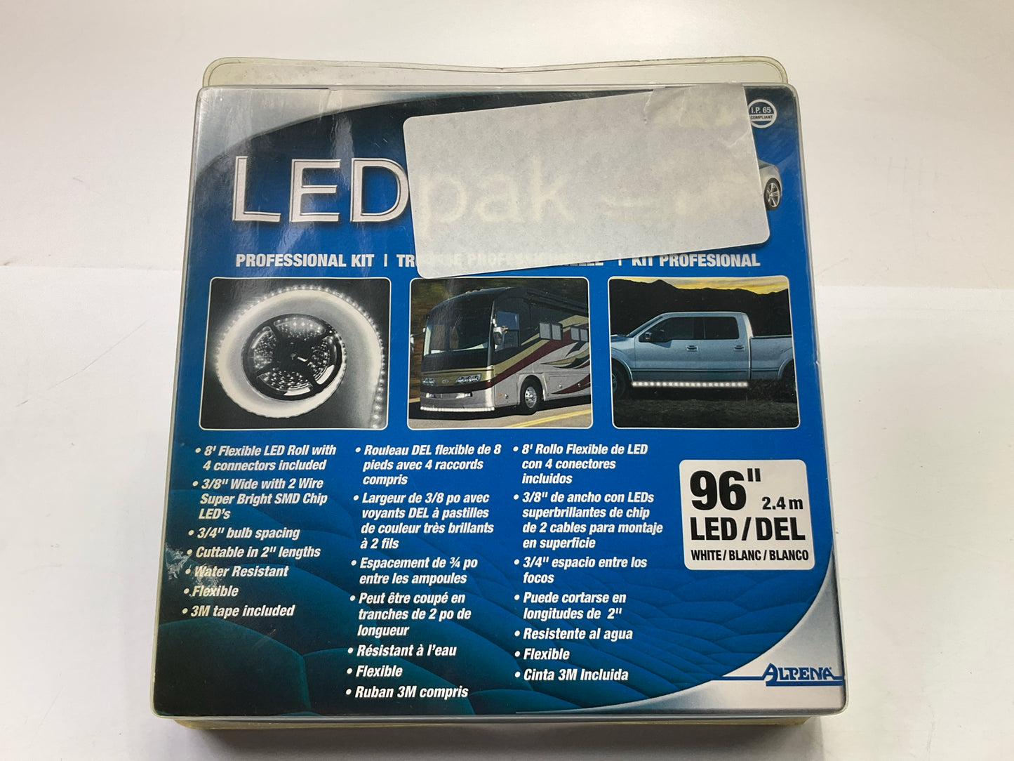 Alpena 77963 White 96'' LEDpak LED Strip, Flexible, Self-adhesive 96'' Long