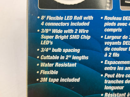 Alpena 77963 White 96'' LEDpak LED Strip, Flexible, Self-adhesive 96'' Long