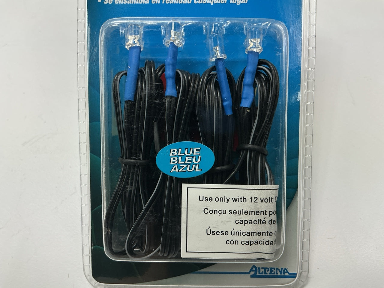 Alpena 78216 HYPER LED Blue Super Bright Glow 12v 4 Pack