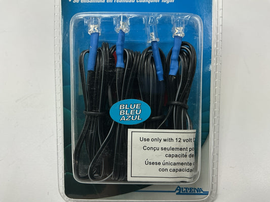 Alpena 78216 HYPER LED Blue Super Bright Glow 12v 4 Pack