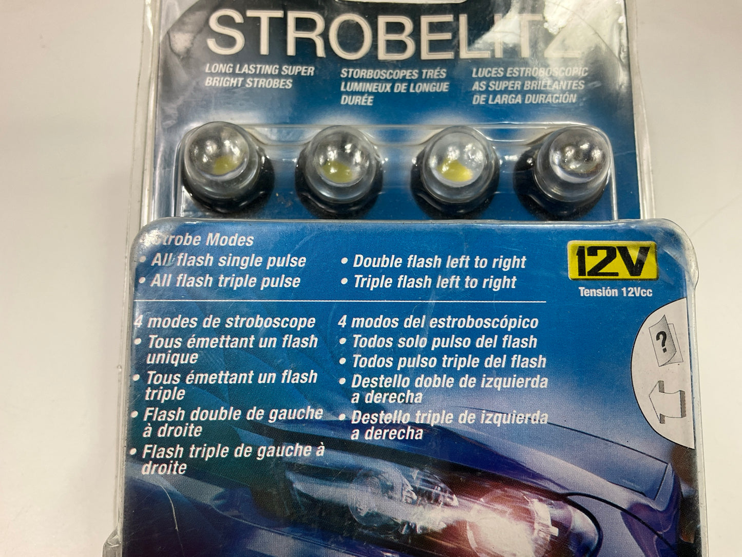 Alpena 78310 StrobeLitz Four Circular Strobe Lights, 12V