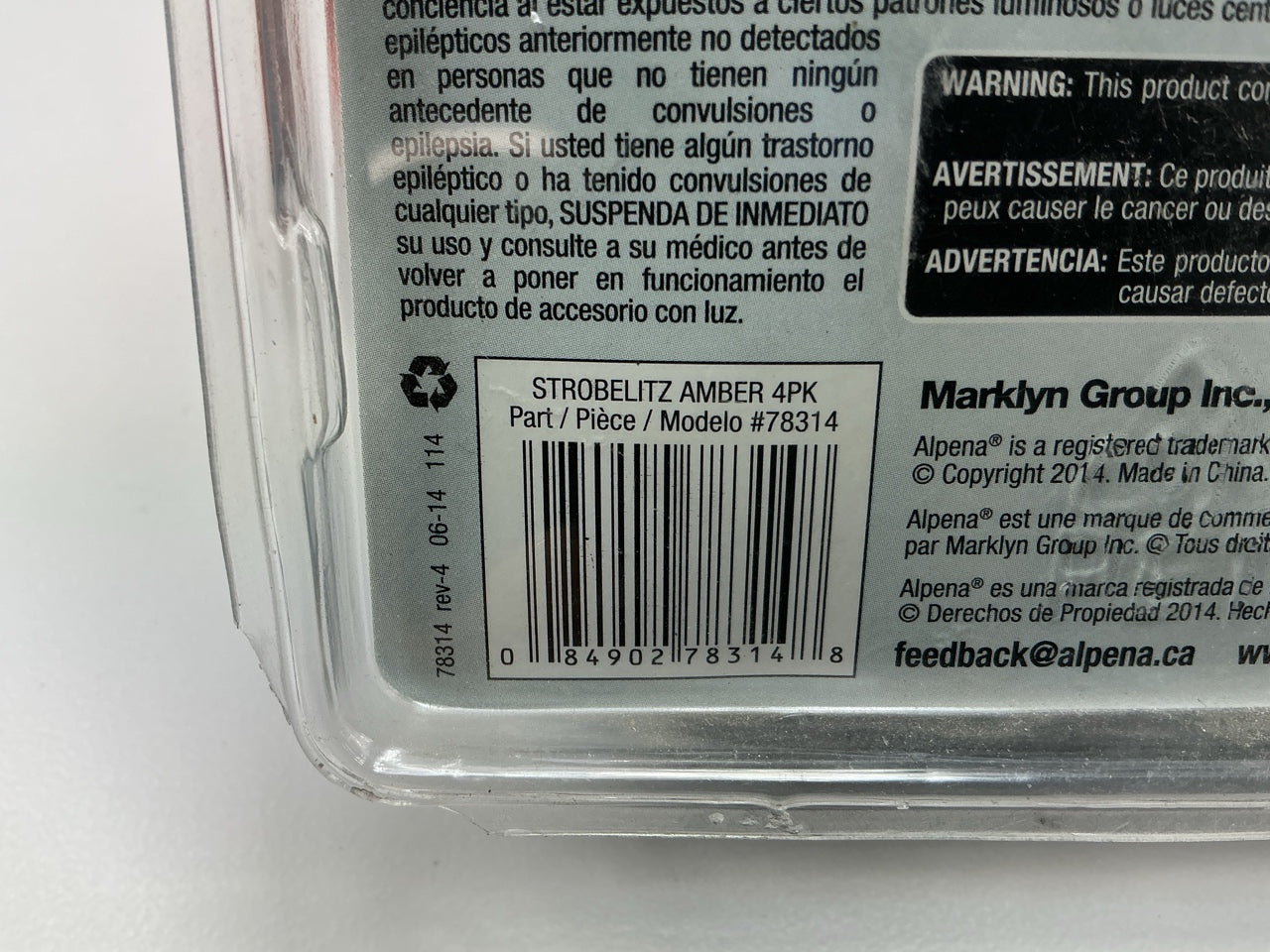 Alpena 78314 Wired Safety Strobe Light Kit - White