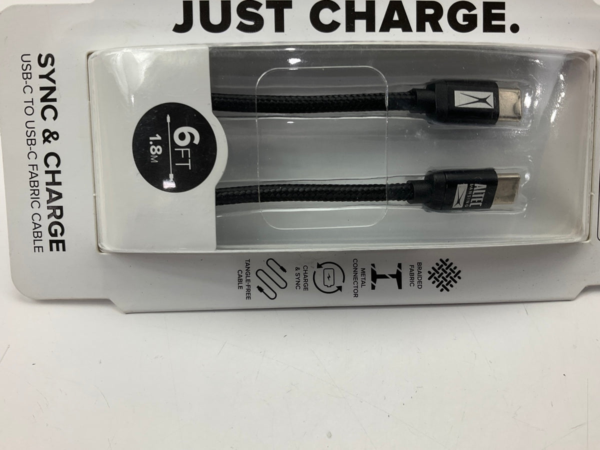 Oltec Cable Altec Lansing AL9326 6ft USB-C To USB-C Fabric Charging Cable – Spark ...