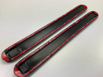 American Auto 68-1395 Adhesive Heavy Duty Bumper Guard Strips Black & Chrome