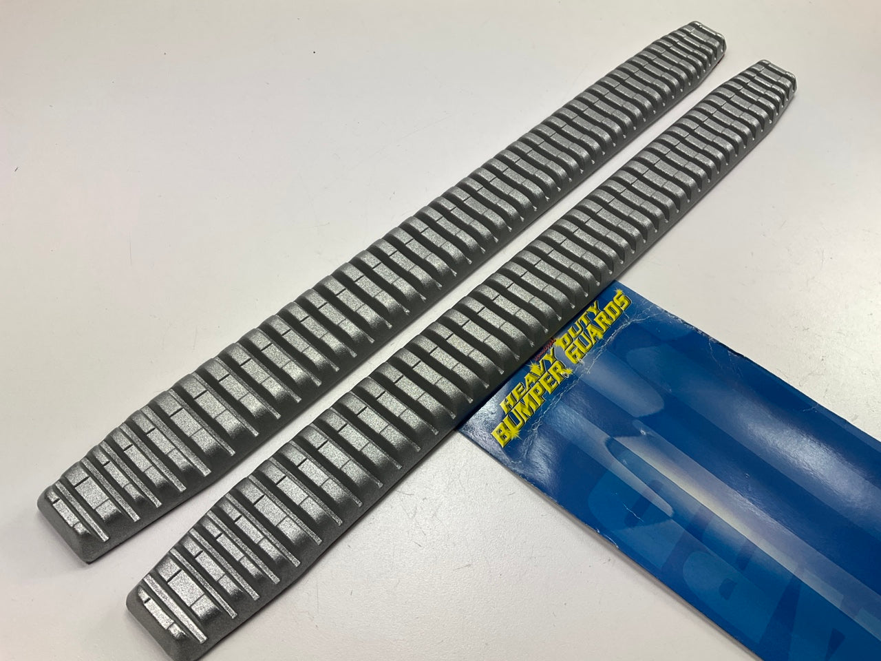 American Automotive 68-1498 Adhesive Heavy Duty Bumper Guard Strips, Silver