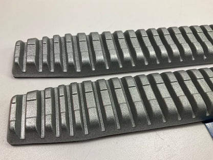 American Automotive 68-1498 Adhesive Heavy Duty Bumper Guard Strips, Silver