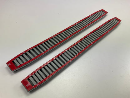 American Automotive 68-1498 Adhesive Heavy Duty Bumper Guard Strips, Silver
