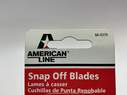 American Line 66-0370 Snap Off Blades 9mm 13 Points 10 Blades, 6 Packs Total