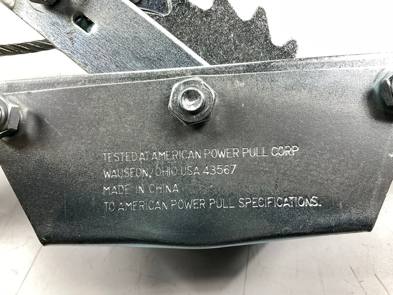American Power Pull 18600 2 Ton Dual Drive Ratchet Cable Puller
