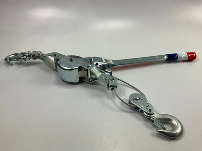 American Power 72A - 2 Ton Cable Puller Steel Ratchet Come Along, Made In USA
