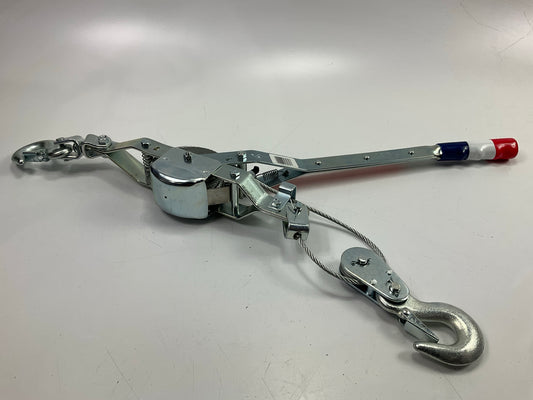 American Power 72A - 2 Ton Cable Puller Steel Ratchet Come Along, Made In USA