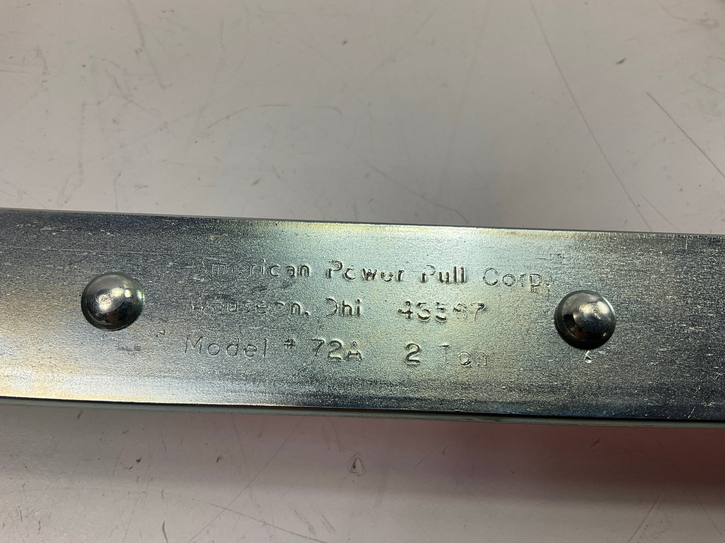 American Power 72A - 2 Ton Cable Puller Steel Ratchet Come Along, Made In USA