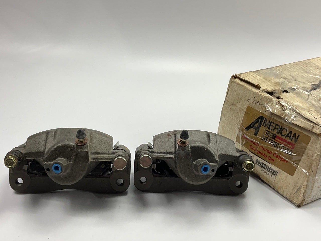 REMAN. American 317475 Front Brake Caliper Set  1989-1992 Ford Probe, Mazda MX-6