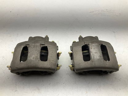 REMAN. American 530001 Front Brake Caliper Set, Loaded With Pads