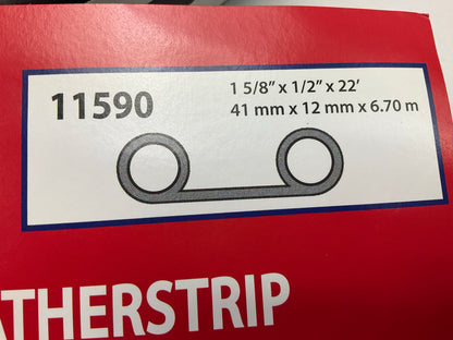 Ameriseal 11590 Deluxe Truck Camper Top Seal 1-5/8''W X 1/2''H X 22' Long