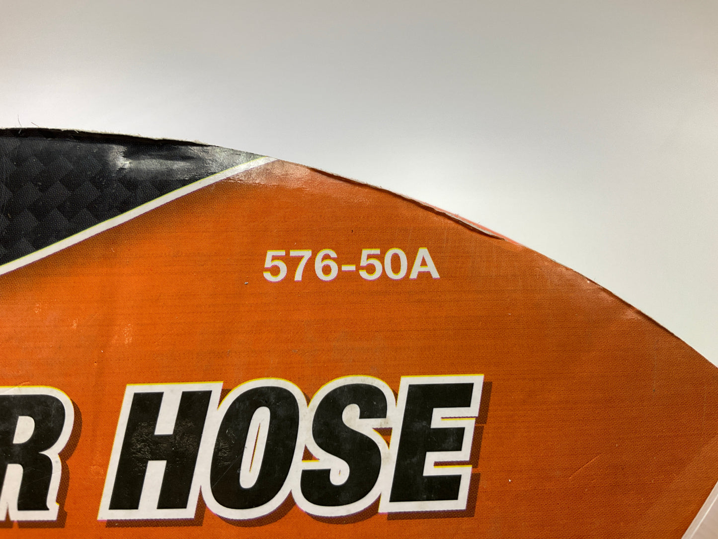 Amflo 576-50A Orange 300 PSI PVC Air Hose 3/8'' X 50' With 1/4'' MNPT Fittings