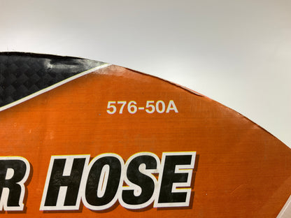 Amflo 576-50A Orange 300 PSI PVC Air Hose 3/8'' X 50' With 1/4'' MNPT Fittings