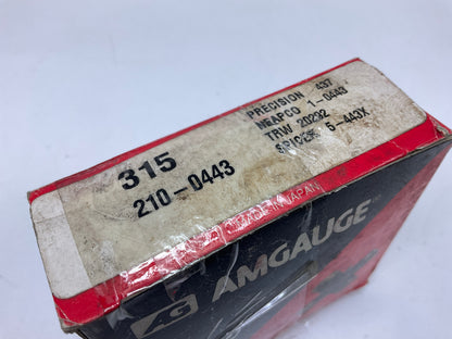 (2) Amgauge 315 U-Joint Universal Joint