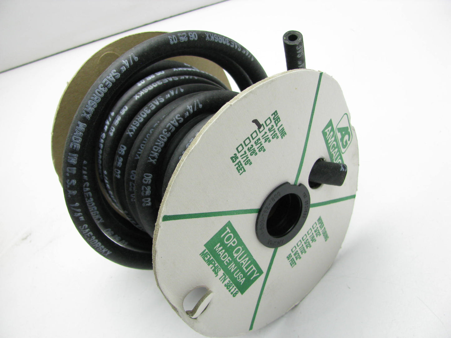 Amgauge AGF-14 Fuel Hose Roll, SAE 30R6, 1/4'' X 25 Feet