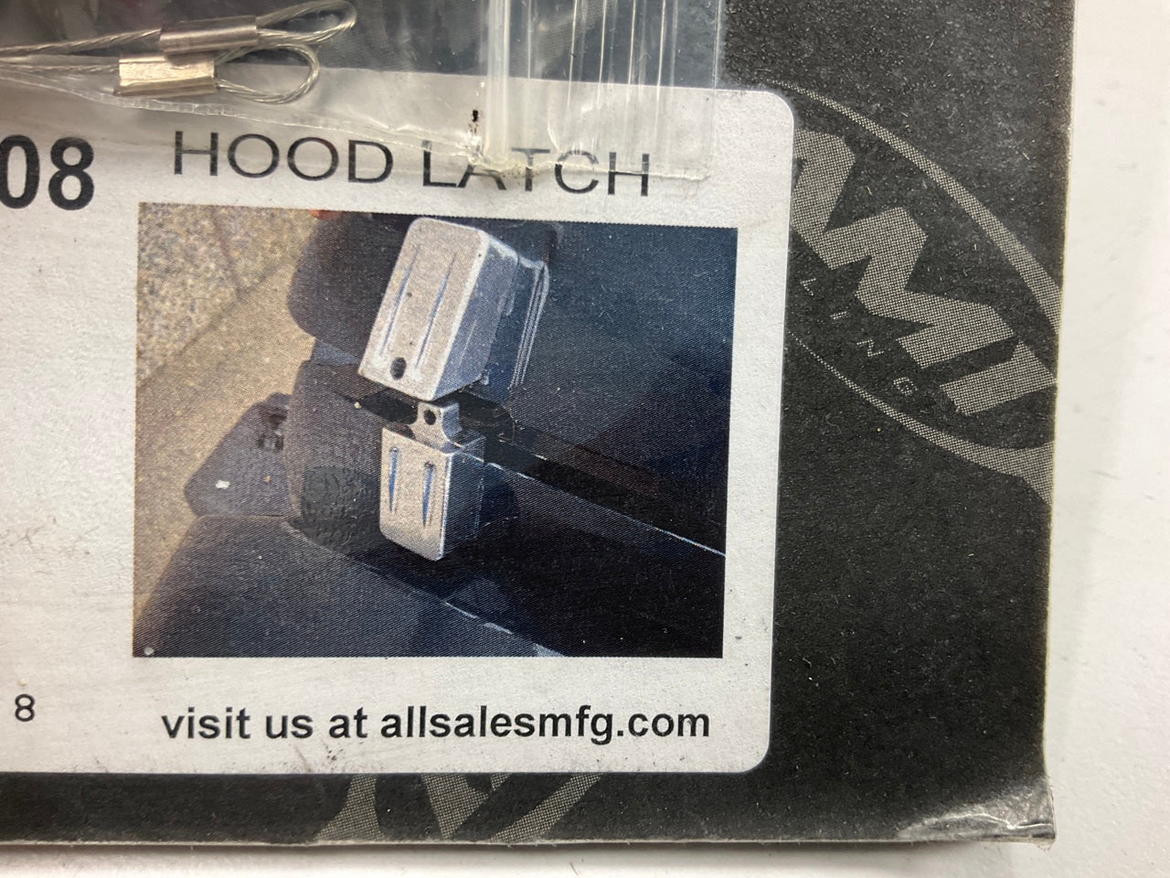 AMI 3508 Hood Latch Chrome Aluminum Set For 2007-2018 Jeep Wrangler