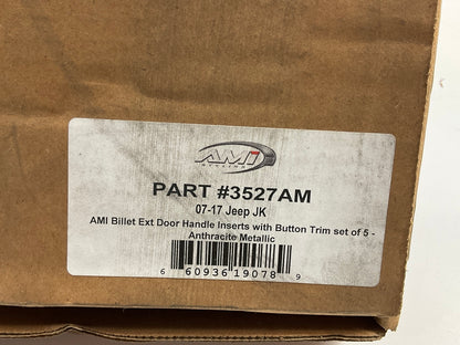 AMI 3527AM Anthracite Metallic Billet Exterior Door Handle Inserts - PACK OF 5