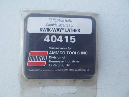 Ammco 40415 Carbide Insert Positive Rake For Brake Lathes