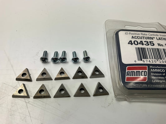 Ammco 40435 Carbide Insert, Positive Rake For ACCUTURN Lathes - 10 PACK