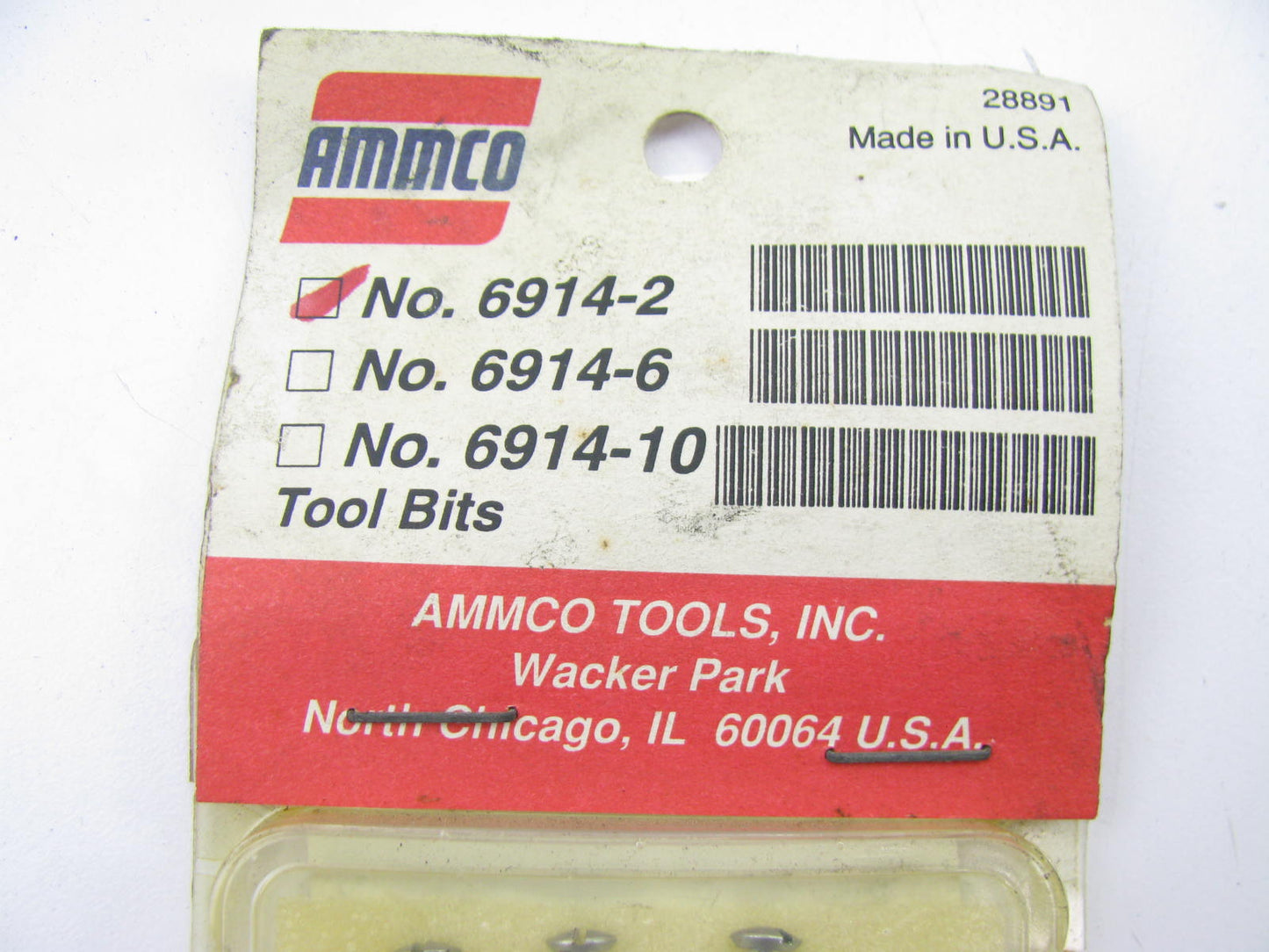 PACK OF 2 - Ammco 6914-2 Cutting Edge Brake Lathe Neg Rake Bits