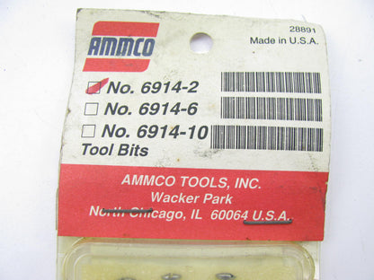 PACK OF 2 - Ammco 6914-2 Cutting Edge Brake Lathe Neg Rake Bits