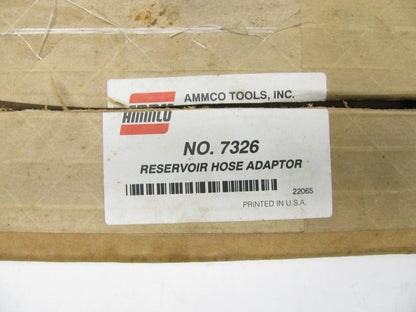 Ammco 7326 Universal Dual Brake Bleeder Adapter For #7313 #7314 Adapters