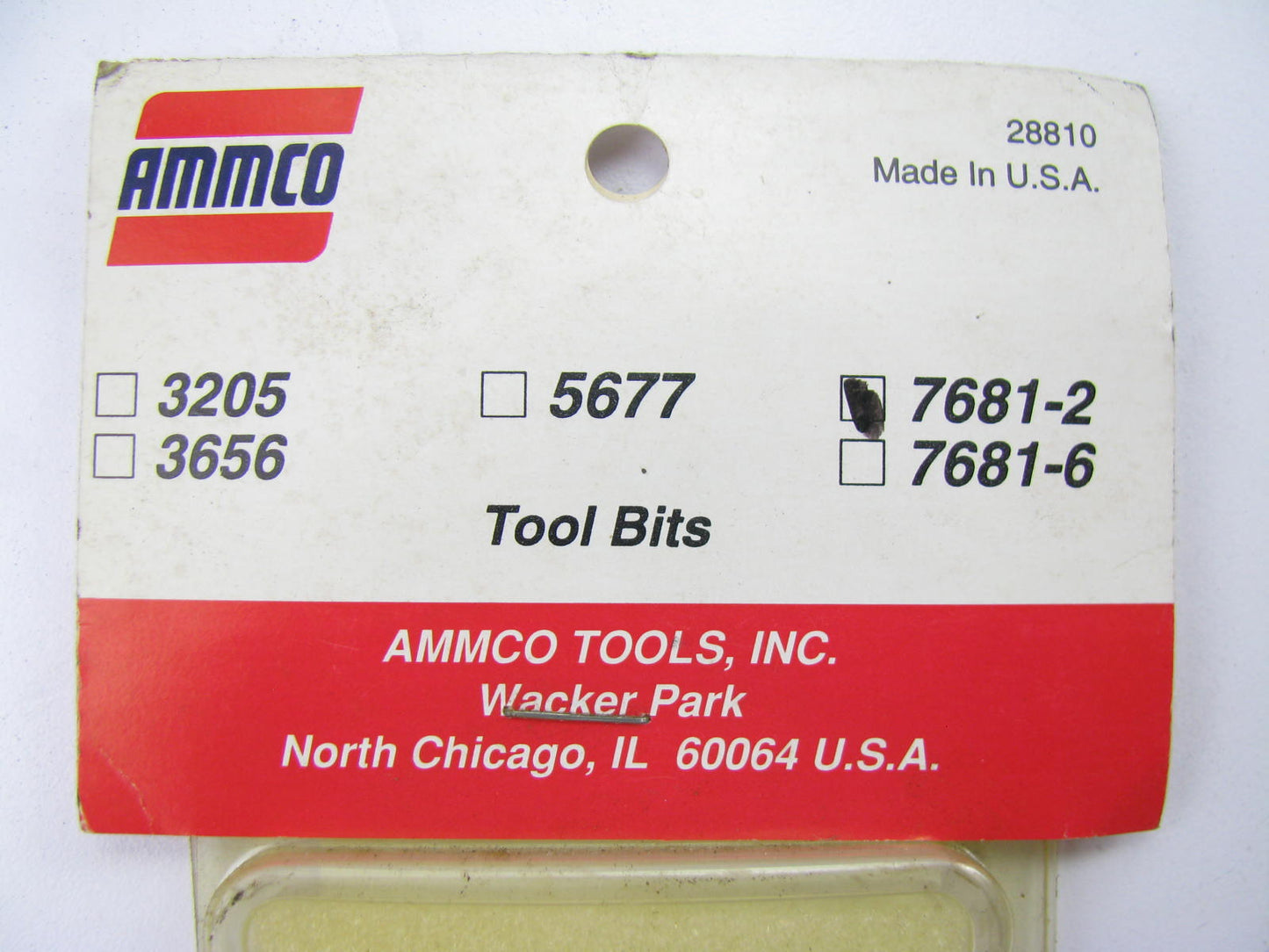 PACK OF 2 Ammco 7681 Positive Rake Carbide Insert Bits - Brake Lathe 4000 7000