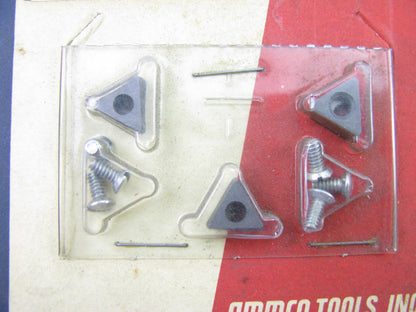 PACK OF 6 Ammco 7681-6 Three Cutting Edge Carbide Brake Lathe Bits Positive Rake