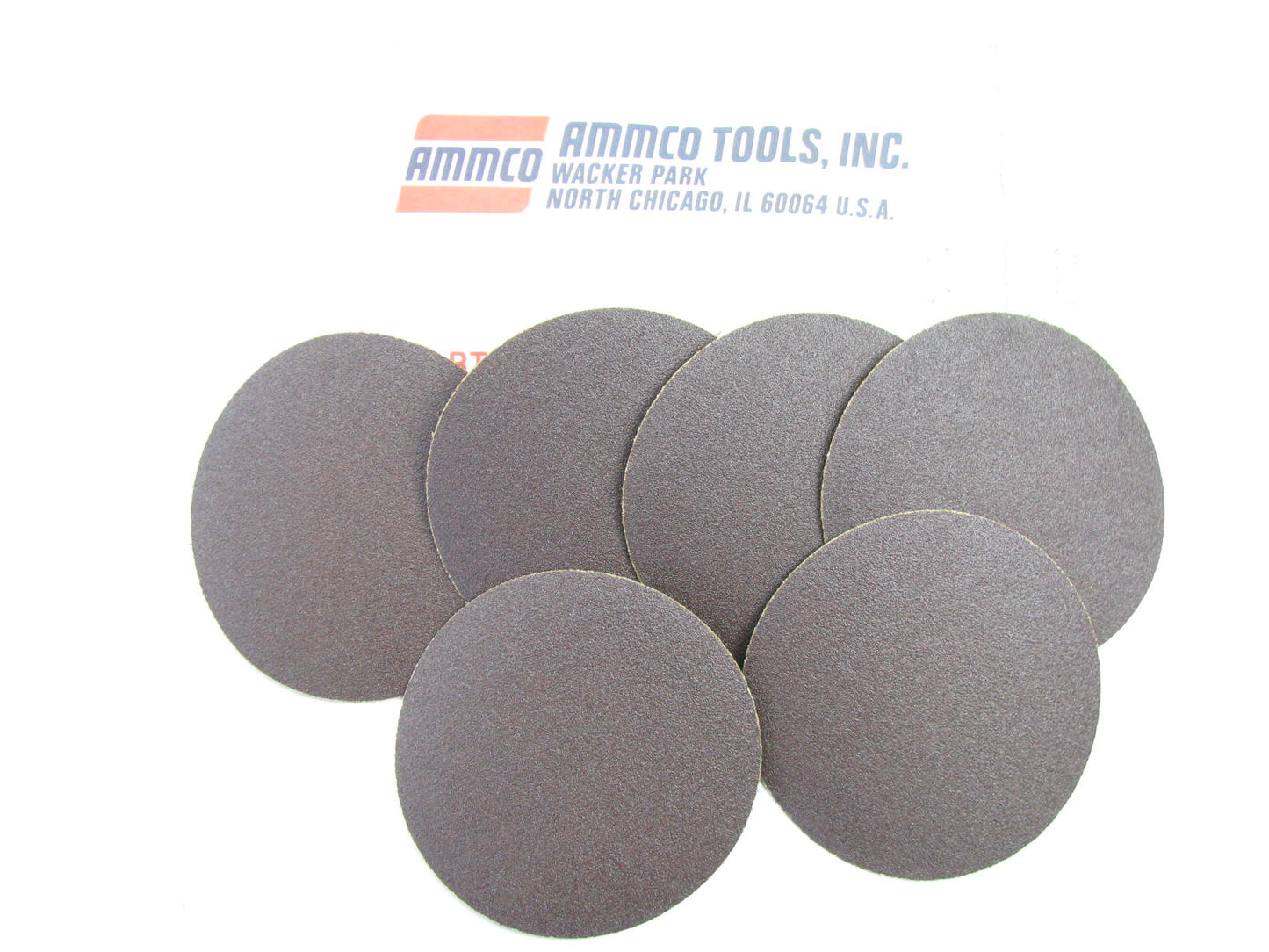 (6) Ammco 8756 Brake Lathe Abrasive Padsfor 8750 Swirl Grinder Finisher