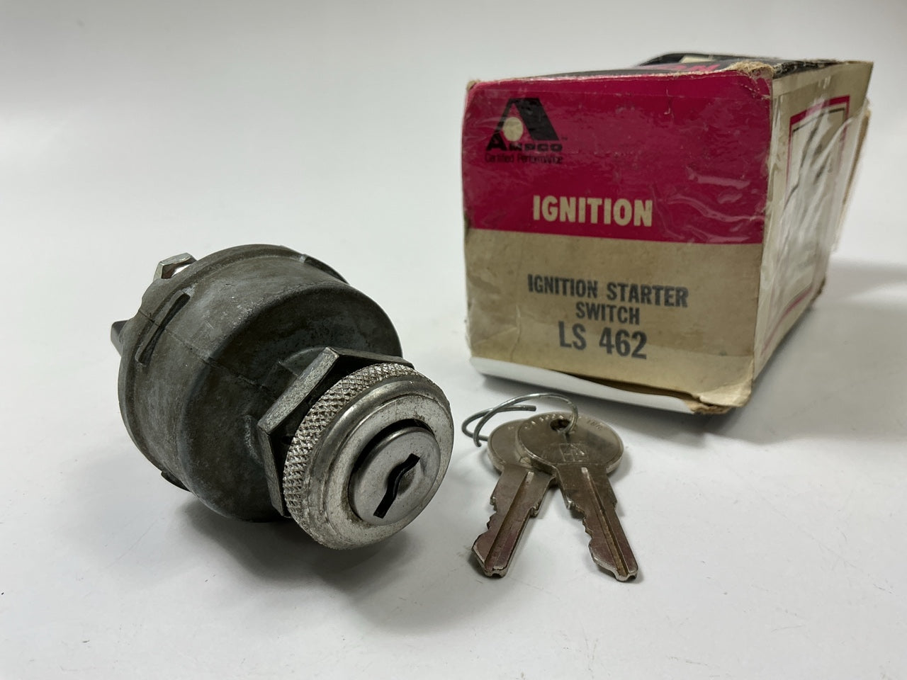 Ampco LS462 Ignition Starter Switch W/ Lock Cylinder & Keys