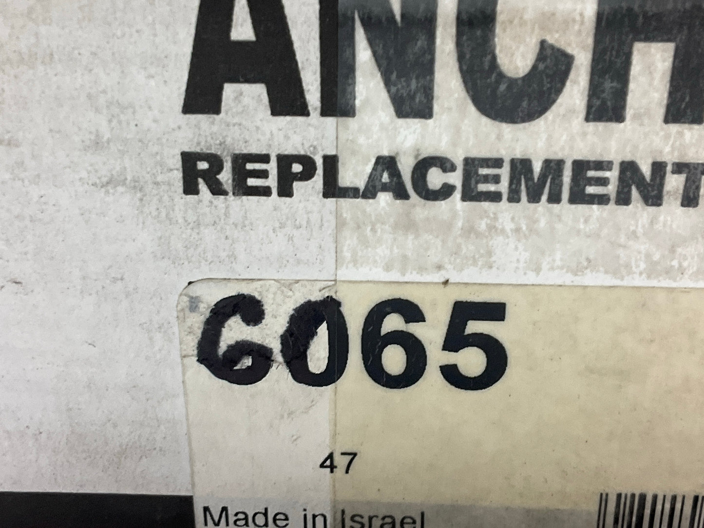 Anchor 6065 Drive Shaft Center Support Bearing