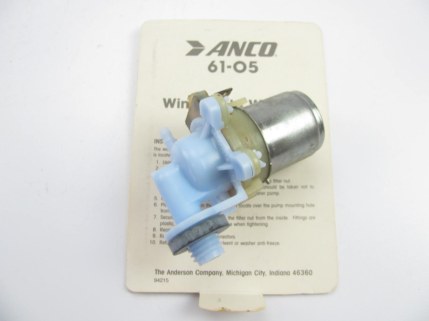 Anco 61-05 Windshield Washer Pump - Front / Rear