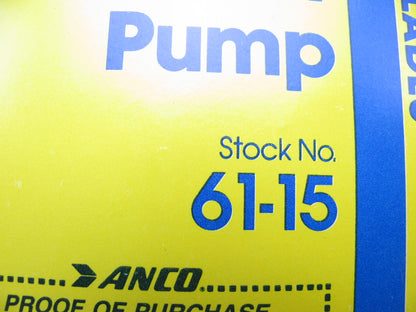 Anco 61-15-2TYPE Windshield Washer Pump - Front / Rear