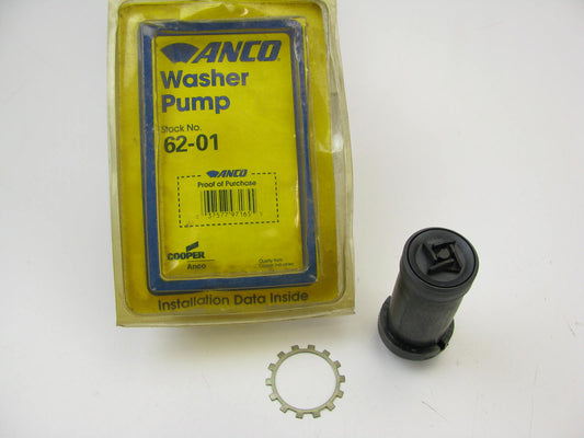 Anco 62-01 Windshield Washer Pump Replaces: C9AZ-17664-A E0AZ-17664-A WG-30