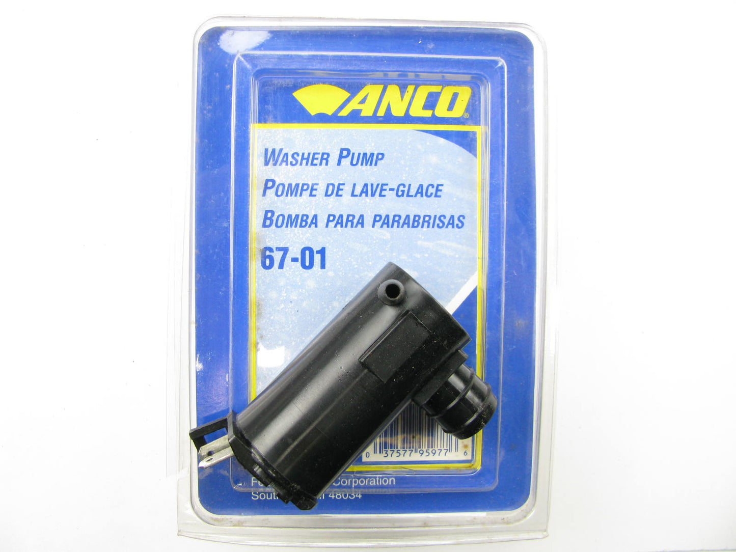 Anco 67-01 Windshield Washer Pump